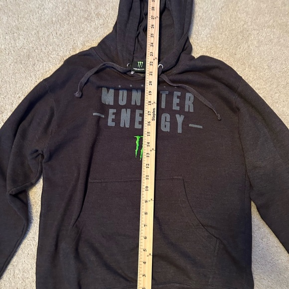 Monster Energy Black Hoodie for Men - Picture 5 of 7